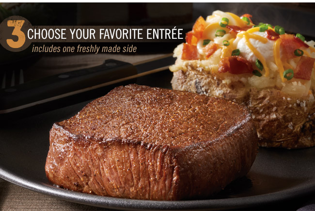 Choose your favorite entrée (includes one freshly made side).