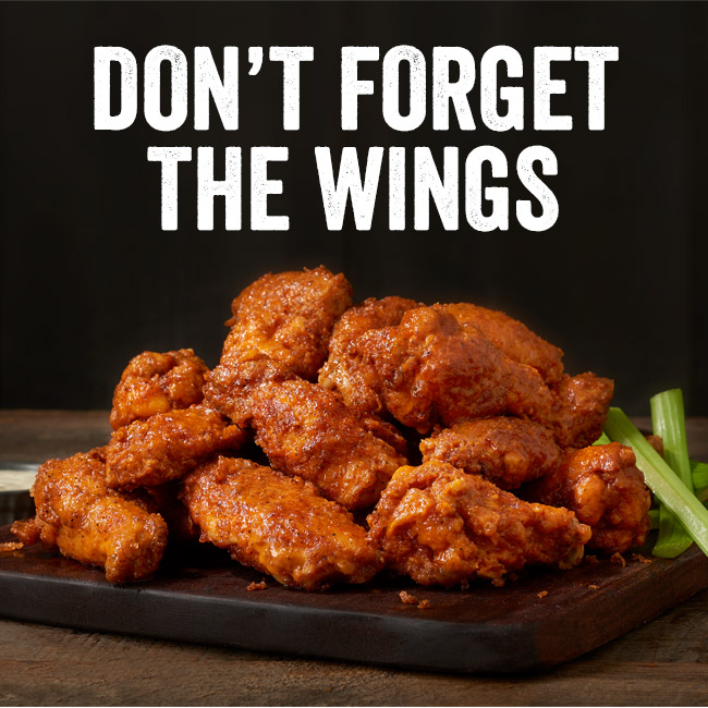 Don't forget the wings!