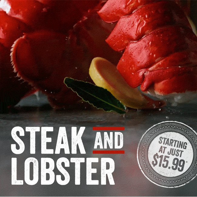 STEAK AND LOBSTER!! The Landings