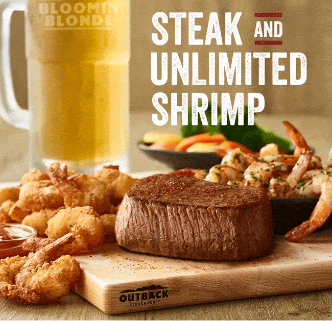 STEAK AND UNLIMITED SHRIMP!! The Landings