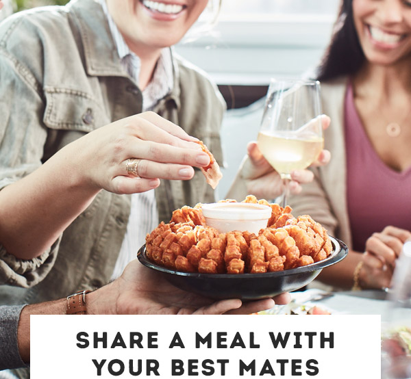 Share a Meal with Your Best Mates.