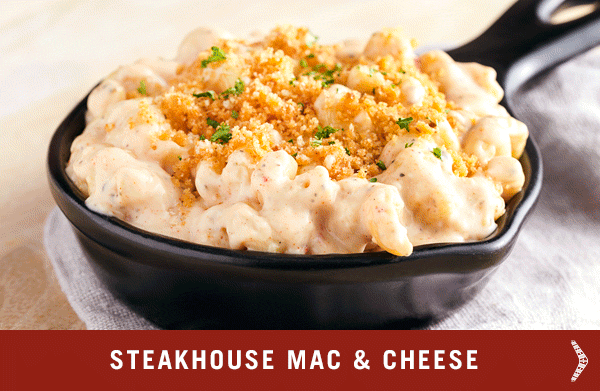 Order our Steakhouse Mac & Cheese, Three Cheese Steak Dip and Chocolate Thunder from Down Under® today.