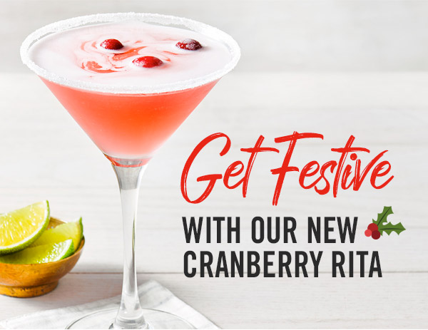 Get festive with our New Cranberry 'Rita