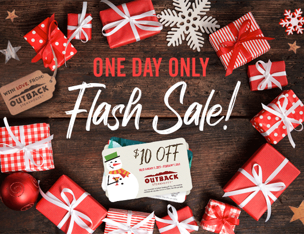 One-Day Only Flash Sale!