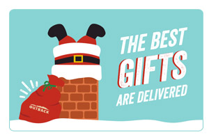 The best gifts are delivered - Outback Gift Card