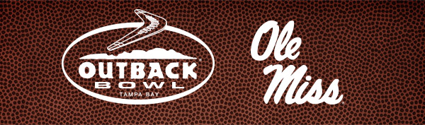2021 Outback Bowl Winner, the Ole Miss Rebels