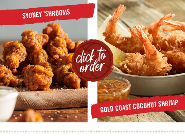 Sydney 'Shrooms and Gold Coast Coconut Shrimp