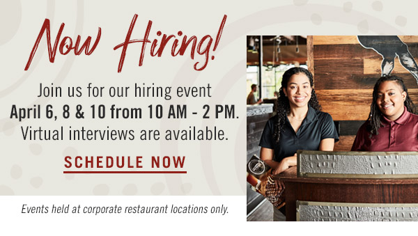 Now Hiring! Join us for our hiring event April 6, 8 and 10 from 10 AM - 2 PM. Virtual interviews are available. Schedule now at https://calendly.com/bbi-hiringevent
