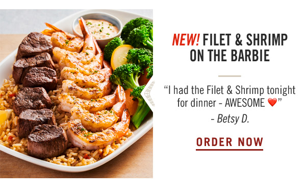 NEW! Filet & Shrimp on the Barbie—