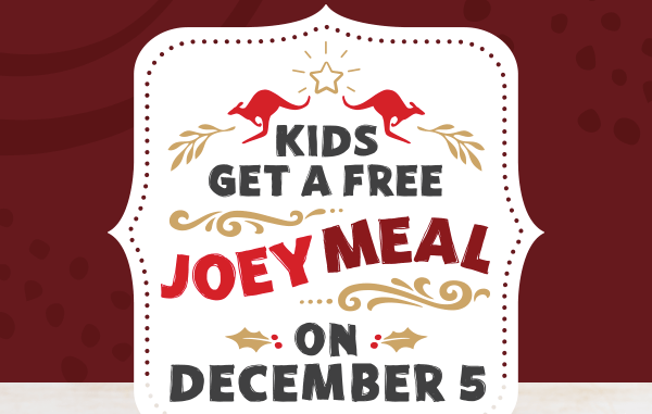 Get a FREE Joey Meal animation
