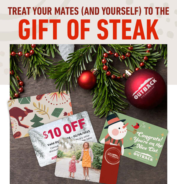 Treat your mates (and yourself) to the Gift of Steak