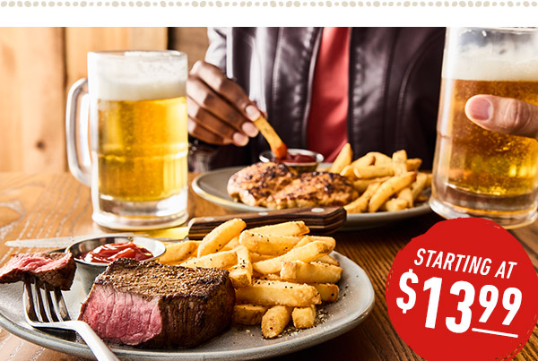 Enjoy Steak, Fries & A Beer on Walkabout Wednesday