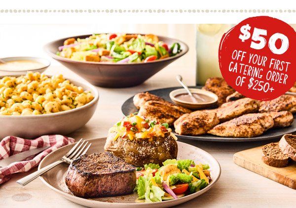 $50 Off Your First Catering Order Of $250 Or More