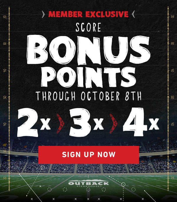  Member Exclusive | Score Bonus Points through October 8th | Sign Up Now