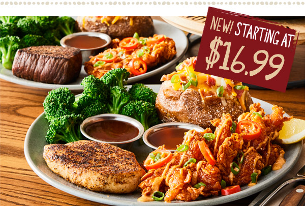 New! Starting At $16.99